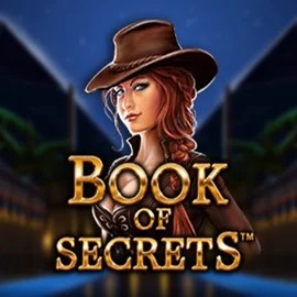 Book of Secrets slot logo by SYNOT Games at 7Gear Casino