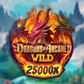 Official Slots logo: Dragons of Arcane Wild by Foxium at 7Gear Casino